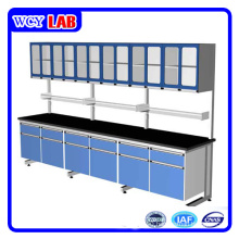 Lab Equipment Wall Work Bench and Cabinet